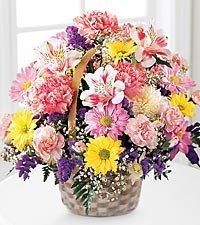 Basket Of Cheer Bouquet 