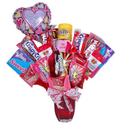 To My Valentine Candy Bouquet